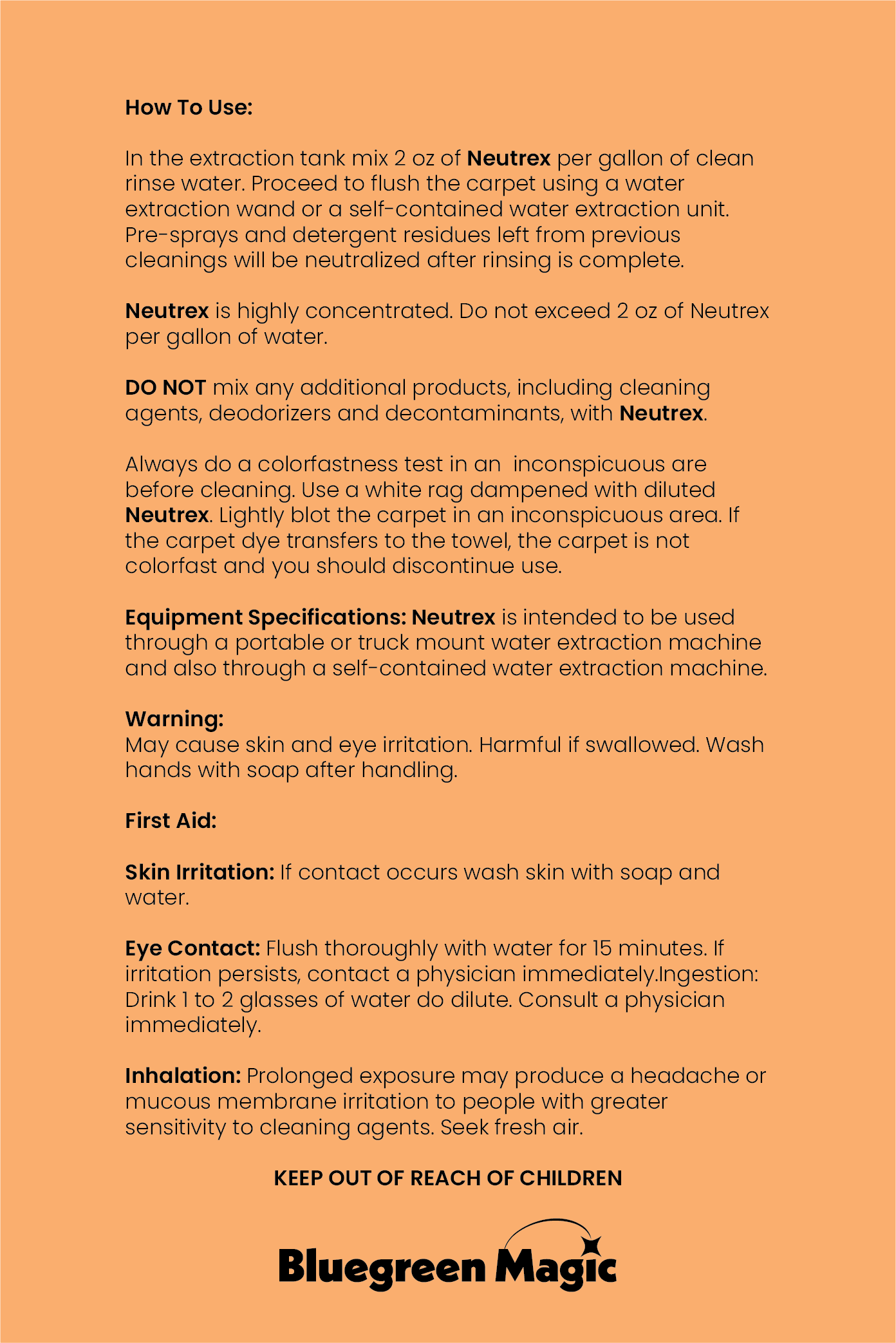 Neutrex Premium Neutralizing Agent